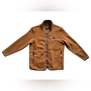 Patagonia Women’s Retro Pile Fleece Jacket Large Brown Cozy Outdoor Winter NWOT